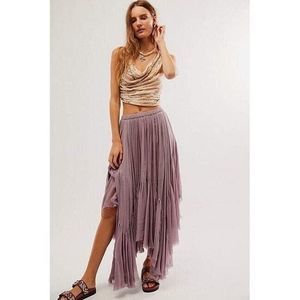 NEW Free People One Clover Printed Skirt Size L